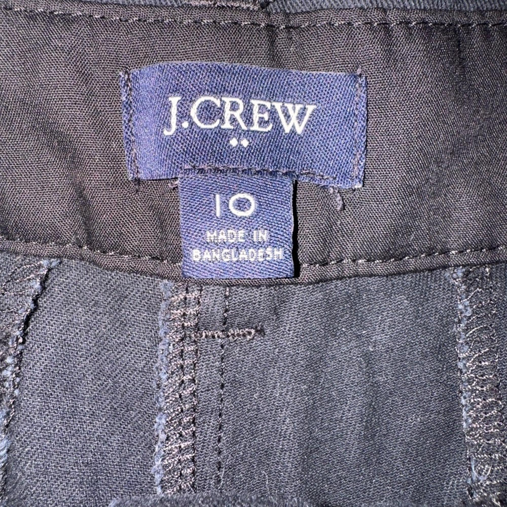 J. Crew Women's dark navy Flat Front Shorts - Picture 2 of 3